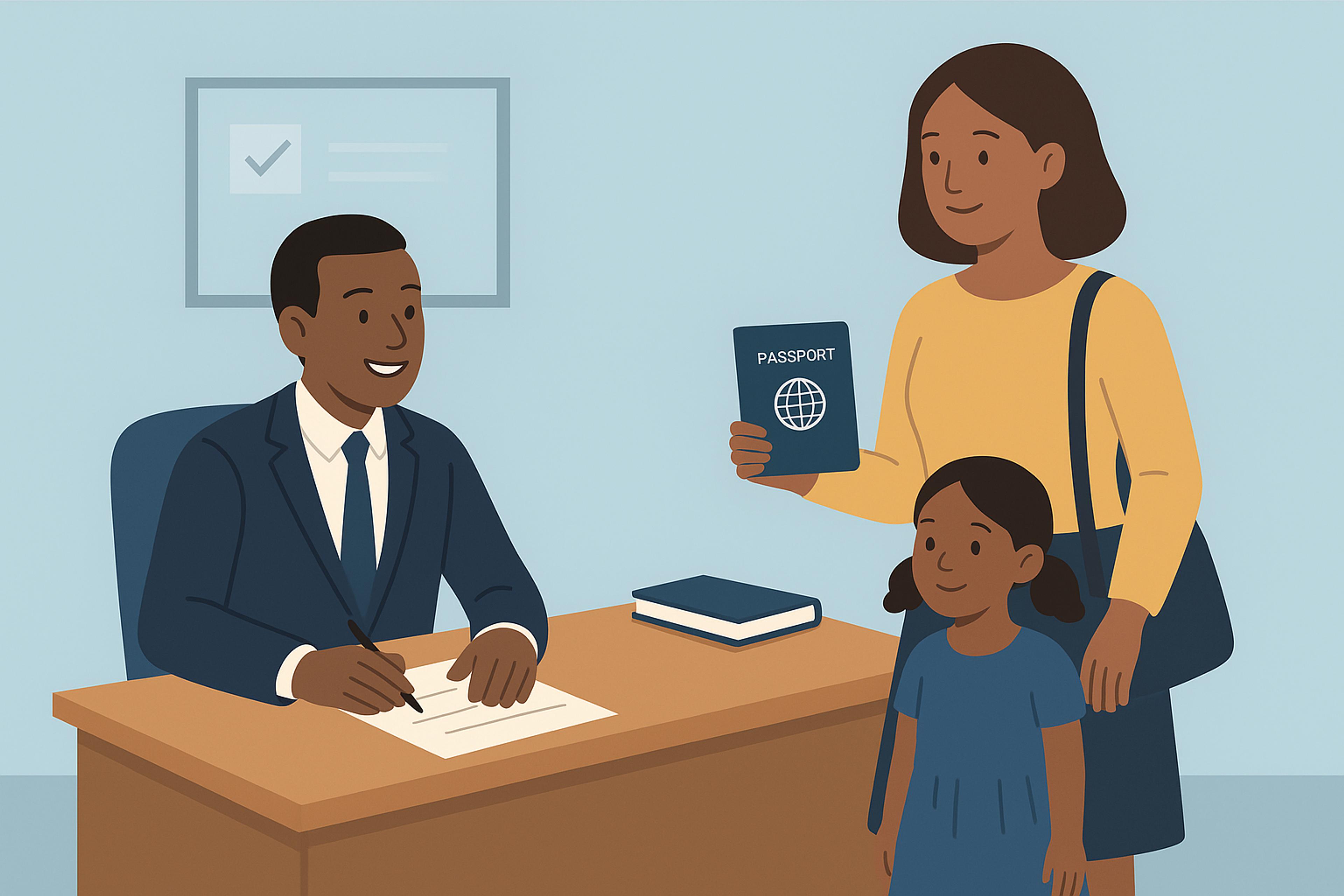 Première demande de passeport